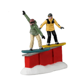 Lemax Vail Village Lighted Buildings Lemax Snowboard Sliders Decoration